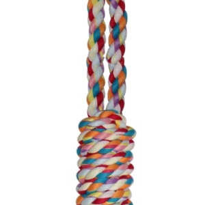 Pawise 14546 Igracka za pse 34cm *1kom TPR ball with rope handle - Img 2