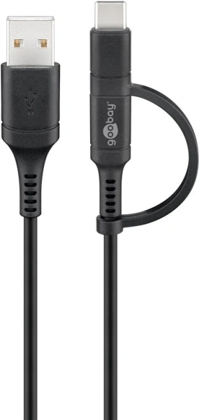 Cablu 2 în 1 - USB-A la Micro-B/USB-C™ - Img 2
