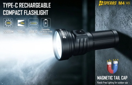 Lanterna led Speras M4 V3 - Img 2