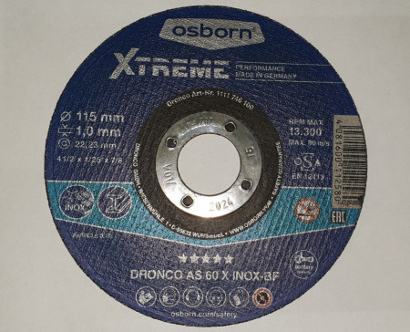 Disc debitare DRONCO AS60X INOX XTREME 115 (25 bucati) - Img 2