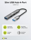 Hub USB cu 4 porturi, USB-A la USB-C™/USB-A, 5 Gbit/s - Img 2