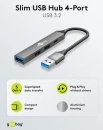 Hub USB cu 4 porturi, USB-A la USB-C™/USB-A, 5 Gbit/s - Img 2