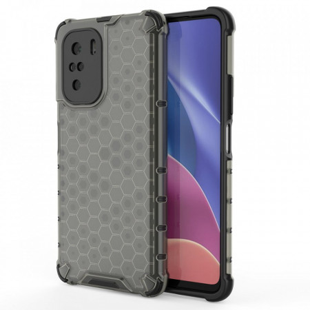 Гръб Honeycomb Armor със силиконов бъмпер - Xiaomi Mi 11i / Mi 11X / Poco F3 / Redmi K40 / K40 Pro / K40 Pro Plus черен