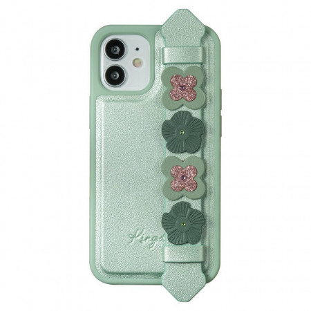 Гръб KINGXBAR Sweet с оригинални кристали Swarovski - iPhone 12 mini зелен