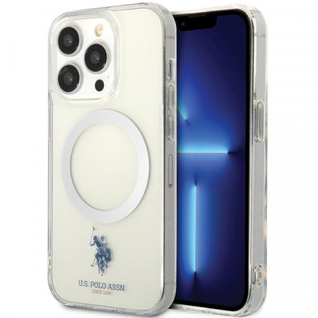 Гръб US POLO Magsafe USHMP15LUCIT - iPhone 15 Pro прозрачен
