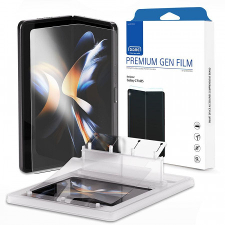 Гъвкав протектор за цял дисплей WHITESTONE Premium Gen Film с инструмент за поставяне - Samsung Galaxy Z Fold5 CLEAR