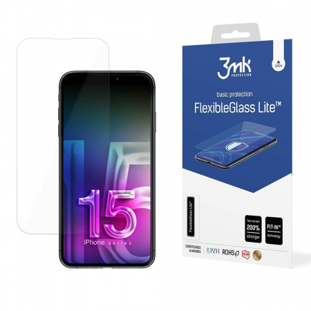 Гъвкав протектор 3mk Flexible Glass Lite - iPhone 15 Pro