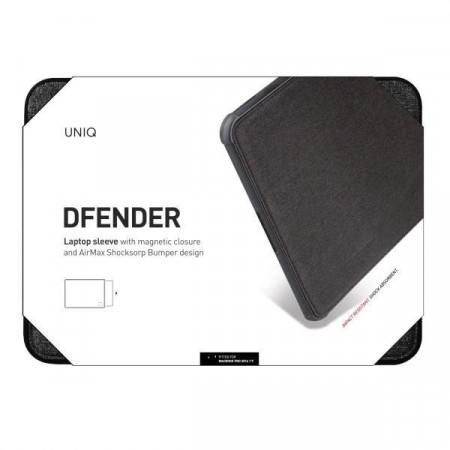 Калъф за лаптоп UNIQ Dfender 16" черен