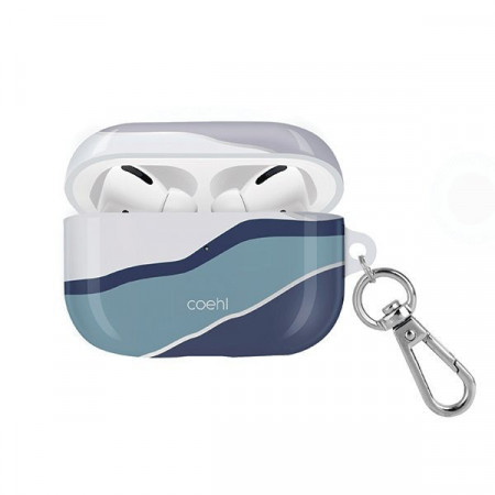 Калъф за слушалки UNIQ Coehl Ciel - AirPods Pro син