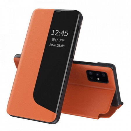Калъф тип книга от еко кожа Eco - Huawei P40 lite / nova 7i оранжев