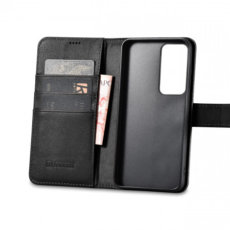 Калъф тип книга iCARER Wallet - Samsung Galaxy S23 черен
