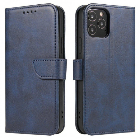 Калъф тип книга Magnet Elegant - Xiaomi Redmi 10 / 10 2022 / Note 11 4G син
