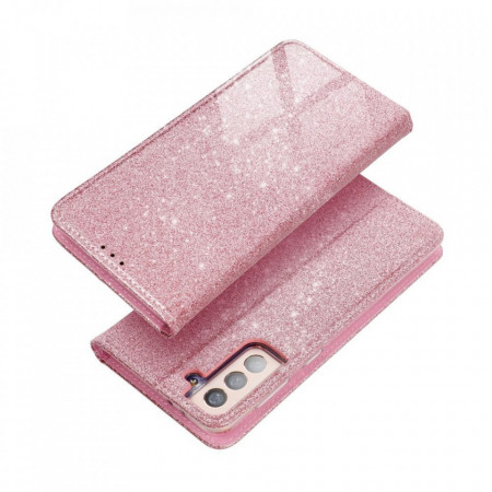Калъф тип книга Shining - Samsung Galaxy S21 Plus 5G розов