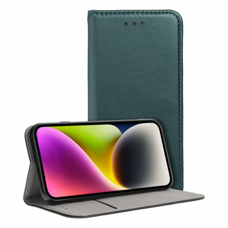 Калъф тип книга Smart Magneto - Xiaomi Redmi 10 5G / Note 11E / Poco M4 5G тъмнозелен