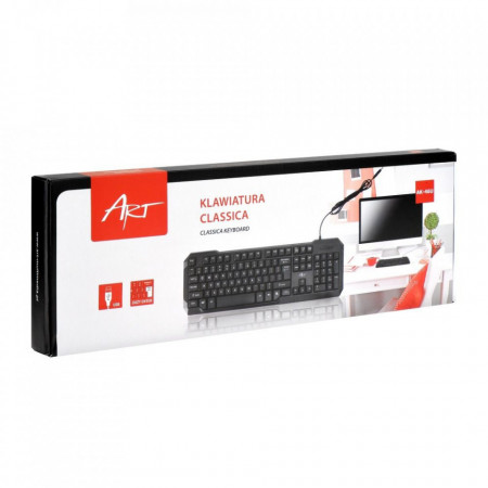 Клавиатура ART AK-46U с USB черен