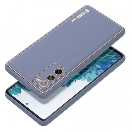 Кожен гръб FORCELL Leather - Samsung Galaxy A34 5G син