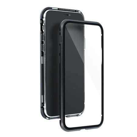 Магнитен калъф 360° с протектор - iPhone 12 Pro Max черен