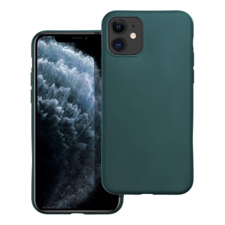 Матов силиконов гръб MATT - iPhone XS Max тъмнозелен