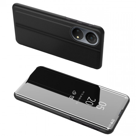 Огледален калъф тип книга Clear View - Honor X8 черен