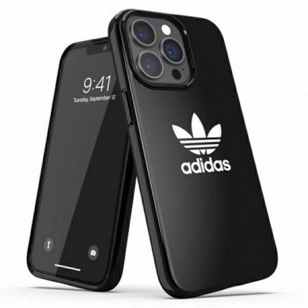 Оригинален гръб ADIDAS OR Snap Trefoil - iPhone 13 Pro Max черен