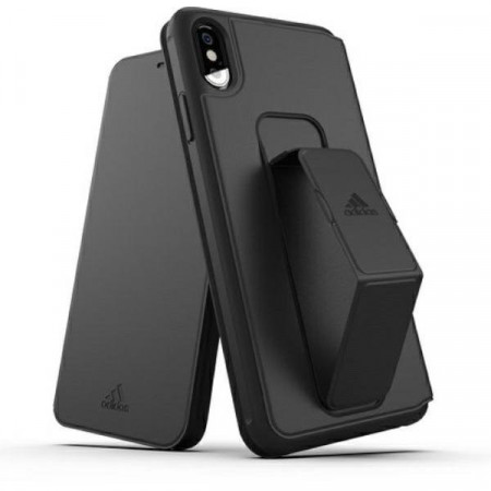 Оригинален гръб ADIDAS SP Folio Grip - iPhone XS Max черен