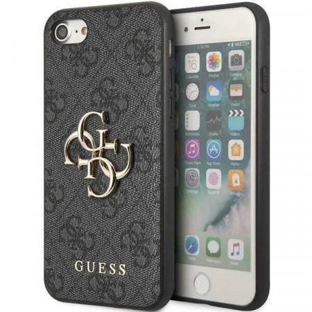 Оригинален гръб GUESS 4G Big Metal Logo GUHCI84GMGGR - iPhone 7 / 8 / SE (2nd gen) / SE (3rd gen) сив