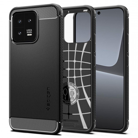 Оригинален гръб SPIGEN Rugged Armor - Xiaomi 13 черен мат