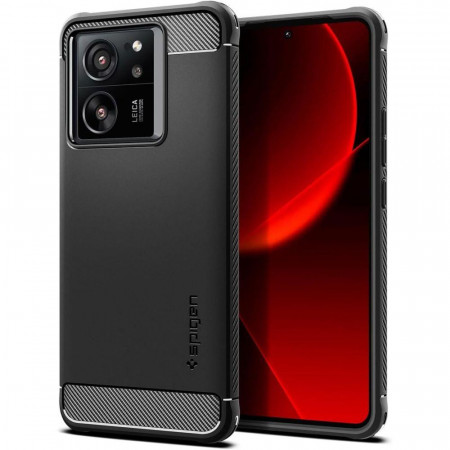 Оригинален гръб SPIGEN Rugged Armor - Xiaomi 13T / 13T Pro черен мат