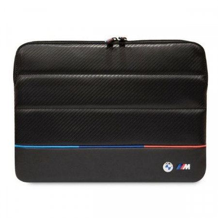 Оригинален калъф за лаптоп BMW Carbon Tricolor BMCS16PUCARTCBK 16" черен