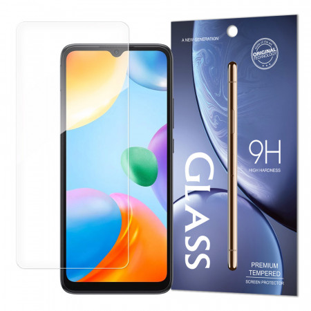 Плосък закален стъклен протектор 9H - Xiaomi Redmi 10C