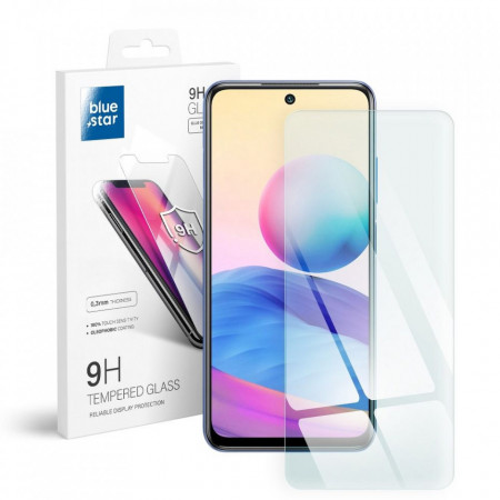Плосък закален стъклен протектор Blue Star - Xiaomi Redmi Note 10 5G / Poco M3 Pro / M3 Pro 5G