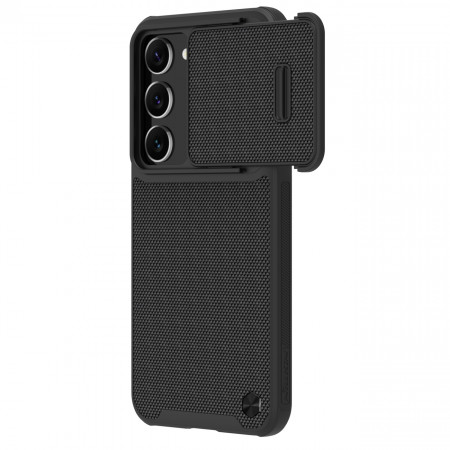 Подсилен гръб с подвижно покритие за камерата NILLKIN Textured S - Samsung Galaxy S23 черен