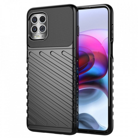 Подсилен гръб Thunder - Moto g100 / edge s черен