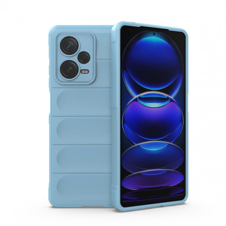 Подсилен гъвкав гръб Magic Shield - Xiaomi Redmi Note 12 Pro+ 5G светлосин