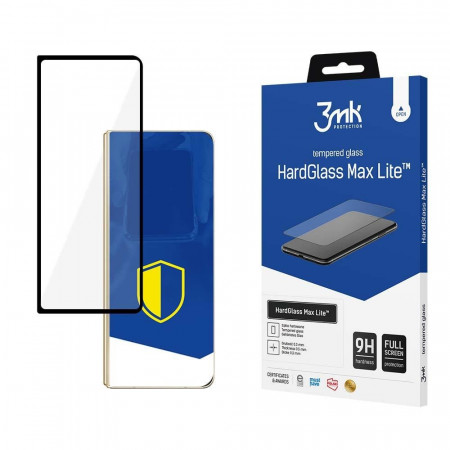 Протектор за малкия дисплей 3mk HardGlass Max Lite - Samsung Galaxy Z Fold4 с черна рамка
