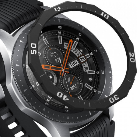 Рамка за корпуса на часовник Ringke Bezel - Samsung Galaxy Watch4 Classic 46mm / Gear S3 steel (Stainless Steel) (RGSG0041 GW-46-46) металик
