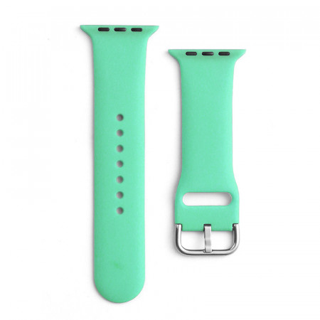 Силиконова каишка за часовник APS - Apple Watch 8/7/6/5/4/3/2 / SE (41/40 / 38mm) мента