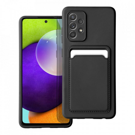 Силиконов гръб FORCELL Card - Samsung Galaxy A52 / A52 5G / A52s 5G черен