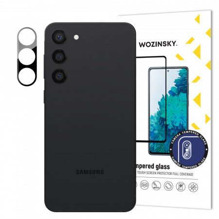 Стъклен протектор за камера с пълно покритие 9H WOZINSKY - Samsung Galaxy S23