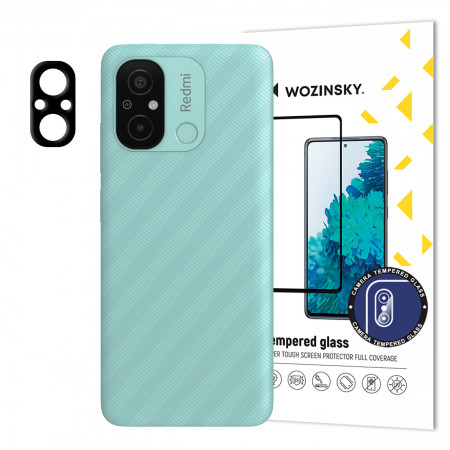 Стъклен протектор за камера с пълно покритие 9H WOZINSKY - Xiaomi Poco C55 / Redmi 12C