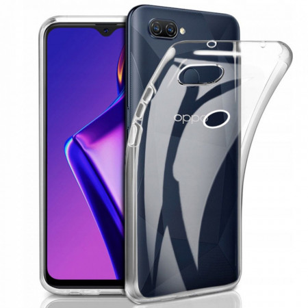 Тънък силиконов гръб 0.5mm - Oppo A12 прозрачен