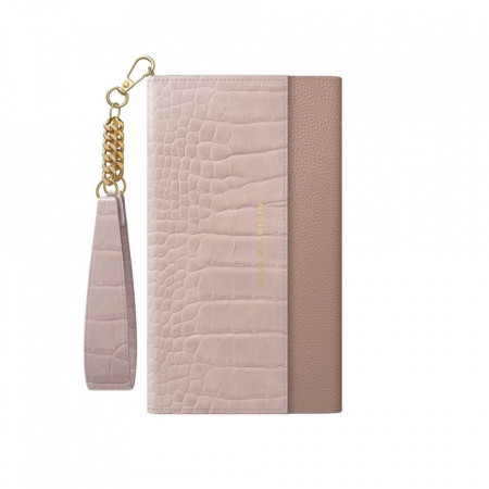 Чанта за телефон iDeal of Sweden Clutch - Samsung Galaxy S20 Plus / S20 Plus 5G Misty Rose Croco