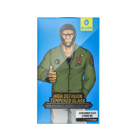 5D закален стъклен протектор MR. MONKEY Strong HD - iPhone 13 Pro Max / 14 Plus с черна рамка