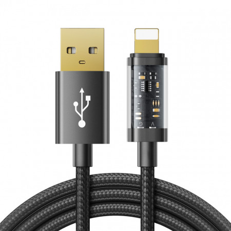 JOYROOM USB Type C кабел - Lightning Fast Charging Power Delivery 20 W 1.2 m черен (S-UL012A12)
