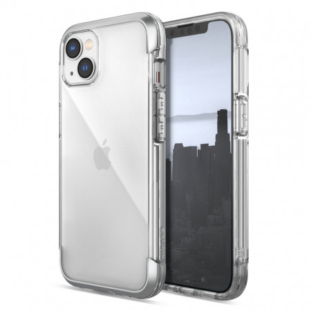 Raptic X-Doria Air Case for iPhone 14 Plus armored cover silver