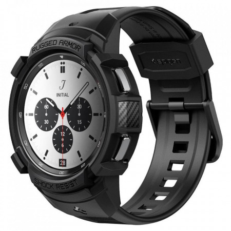SPIGEN RUGGED ARMOR ”Pro” - Samsung Galaxy Watch4 Classic 42mm черен мат