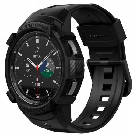 SPIGEN RUGGED ARMOR ”Pro” - Samsung Galaxy Watch4 Classic 46mm черен мат