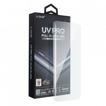 UV Pro закален стъклен протектор X-ONE съвместим с гръб - Samsung Galaxy S10 Plus