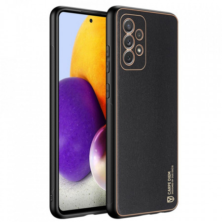 Гръб от еко кожа DUX DUCIS Yolo - Samsung Galaxy A72 черен