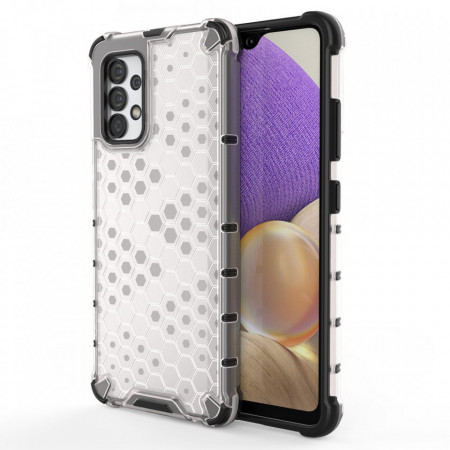 Гръб Honeycomb Armor със силиконов бъмпер - Samsung Galaxy A04s / A13 5G прозрачен